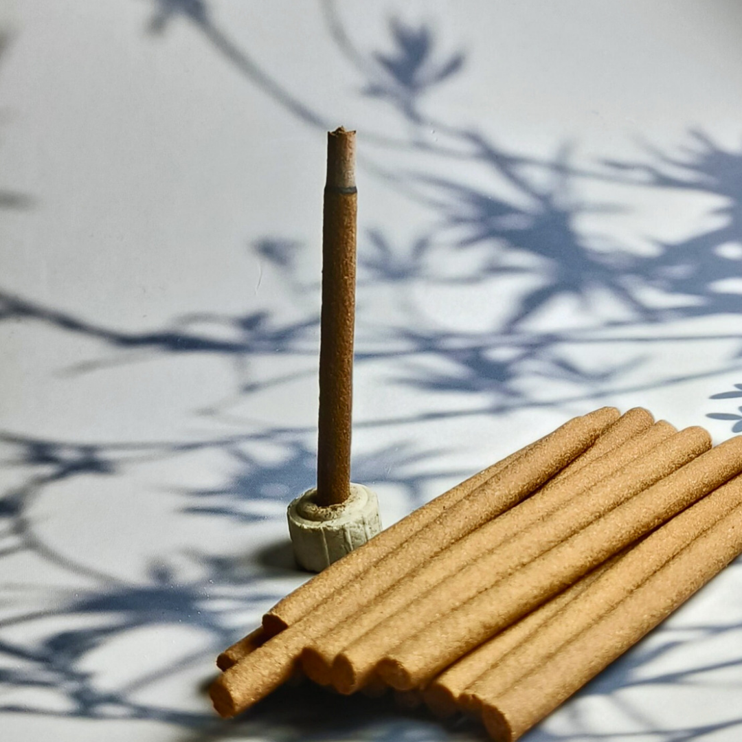 Mogra Jasmine Dhoop Sticks Incense (40 sticks) | Free Dhoop Stand