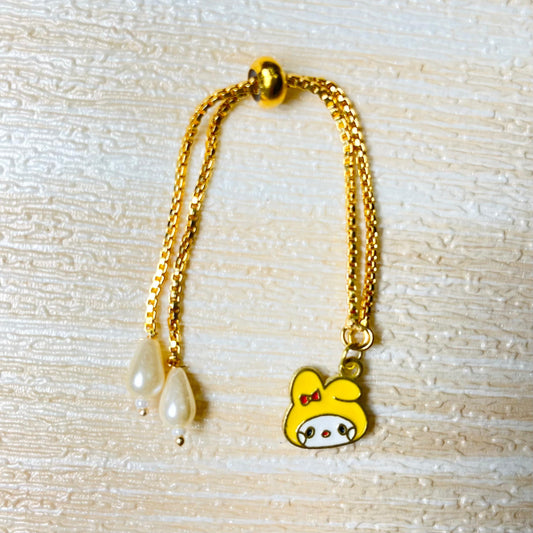Adorable Yellow Charm Bracelet | Handmade Jewellery